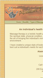 Mobile Screenshot of massagealaska.com